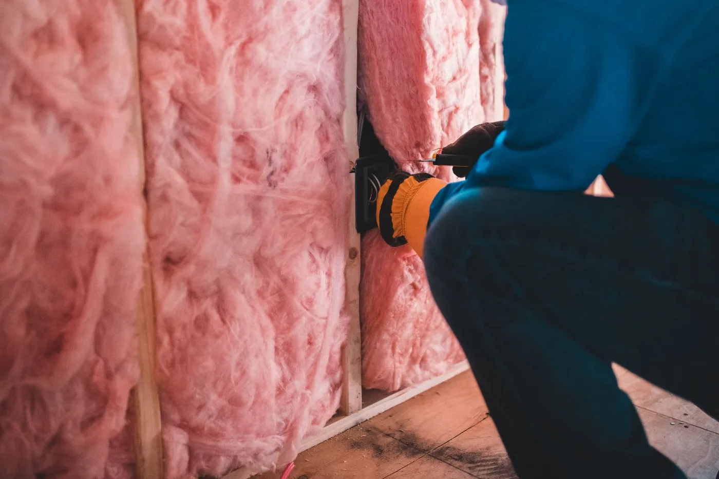 Blown-In Insulation by Patriot Gutters and Insulation in the Des Moines metro