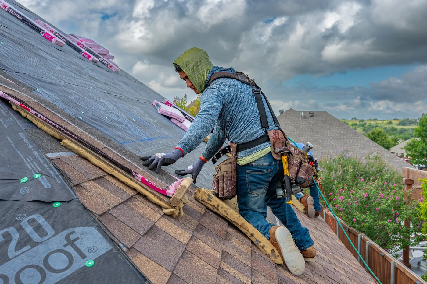 Roof Repair by Patriot Gutters and Insulation in the Des Moines metro